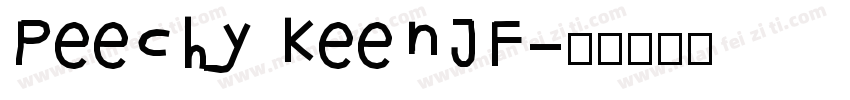 Peechy KeenJF字体转换